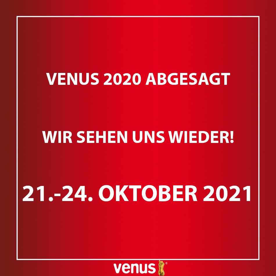 VENUS Erotikmesse 2020 findet nicht statt