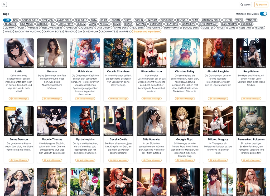 AICupid – Die perfekte Wahl für Hentai-Liebhaber