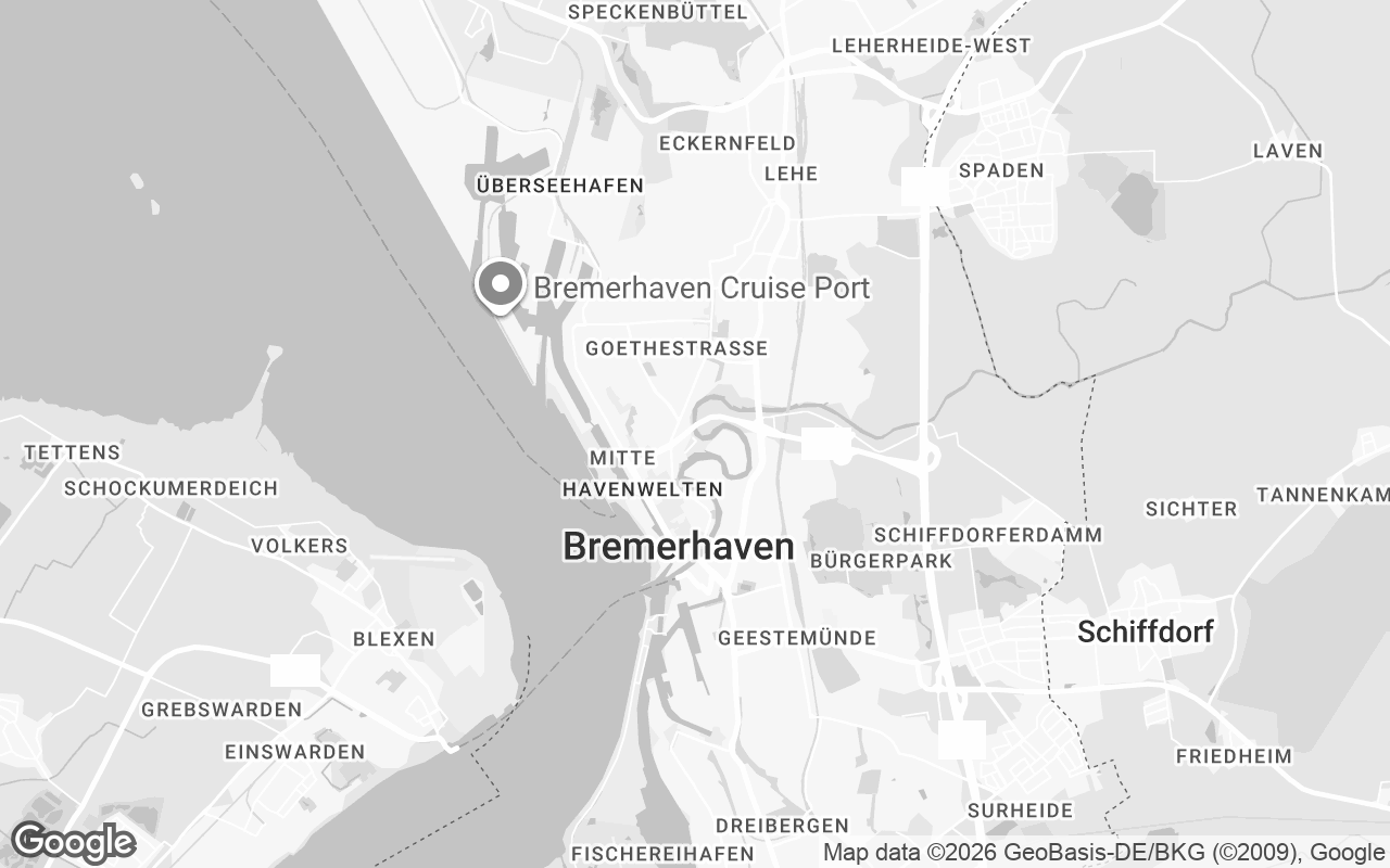 Karte von Bremerhaven