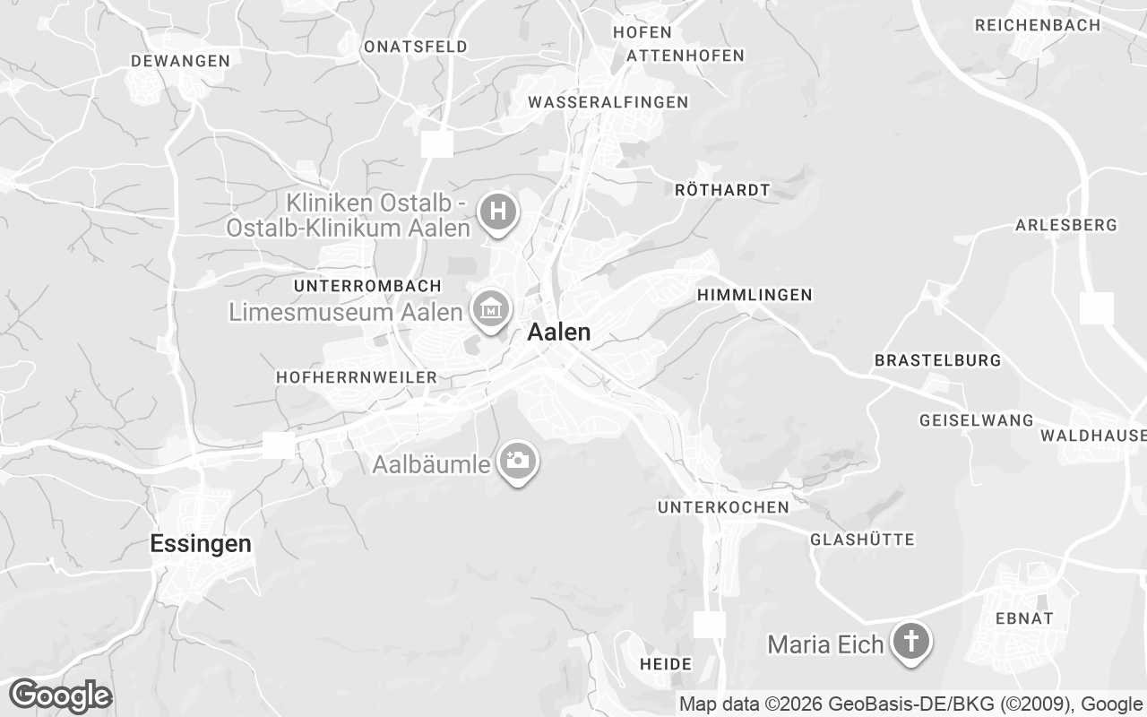 Karte von Aalen