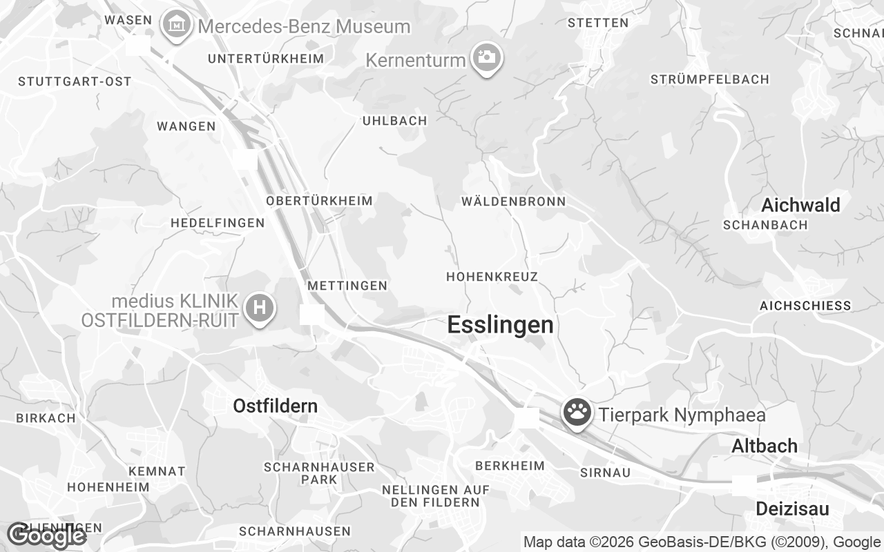 Karte von Esslingen am Neckar
