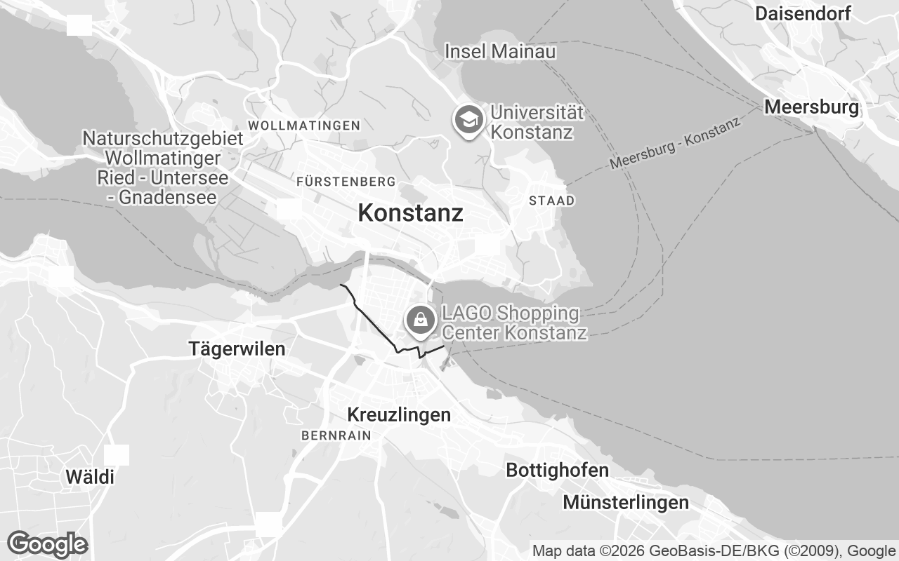 Karte von Konstanz