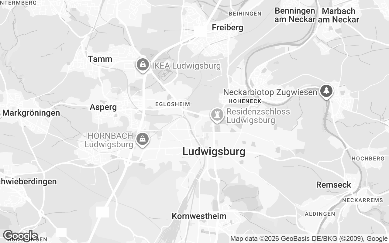 Karte von Ludwigsburg