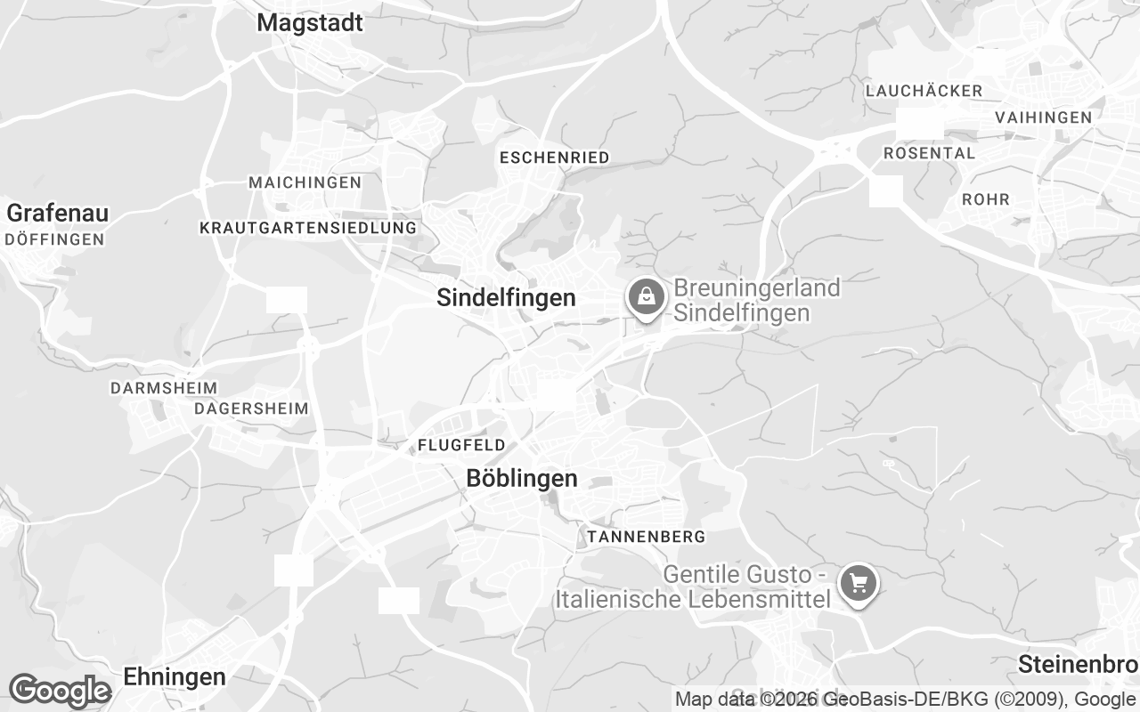 Karte von Sindelfingen