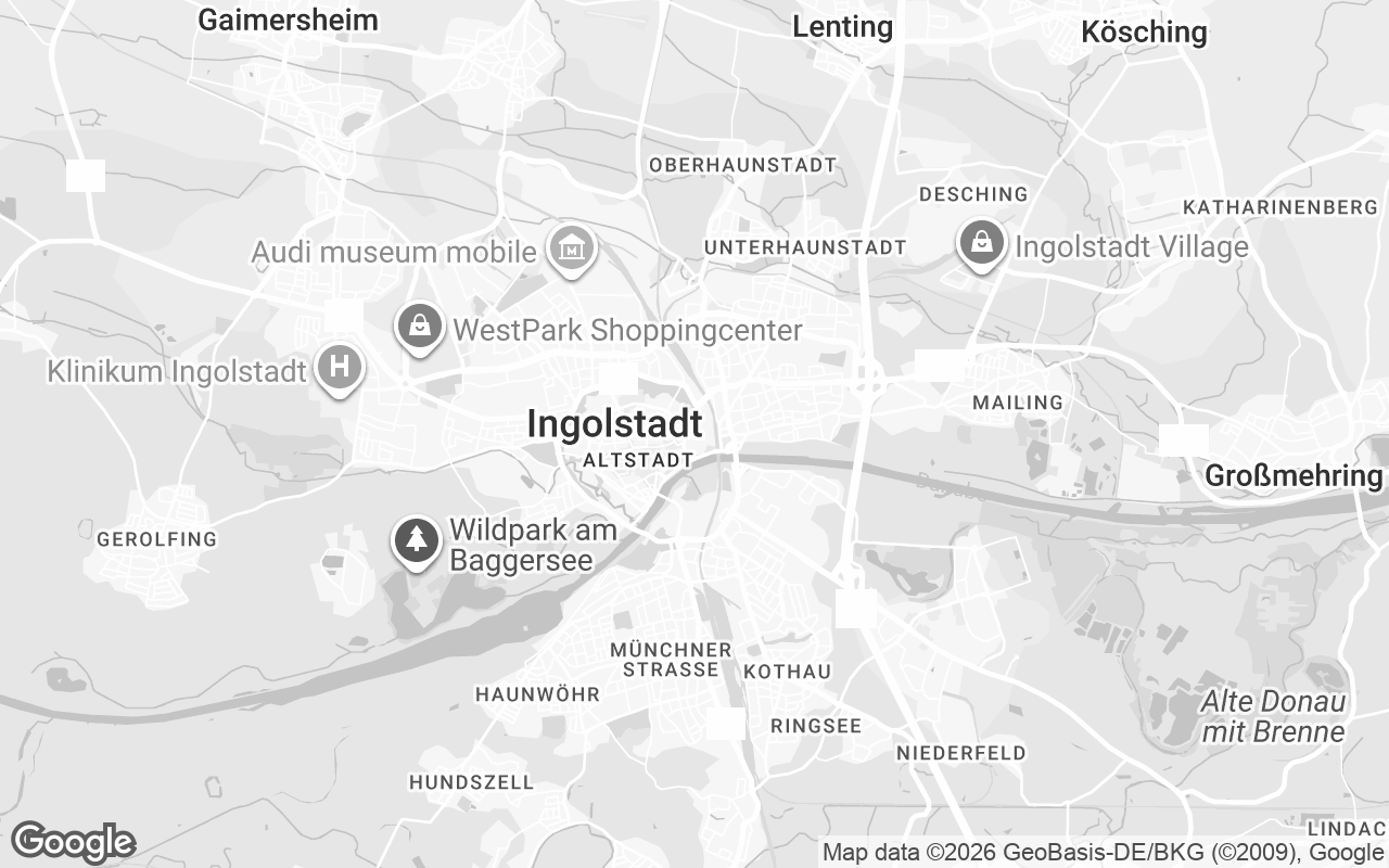 Karte von Ingolstadt