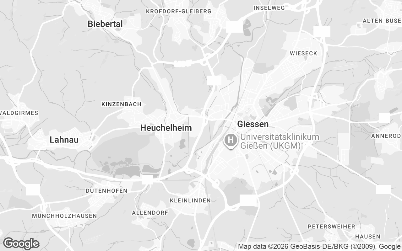 Karte von Gießen