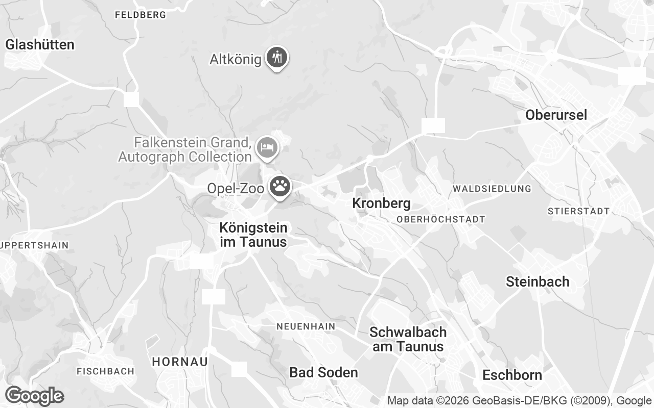 Karte von Kronberg im Taunus