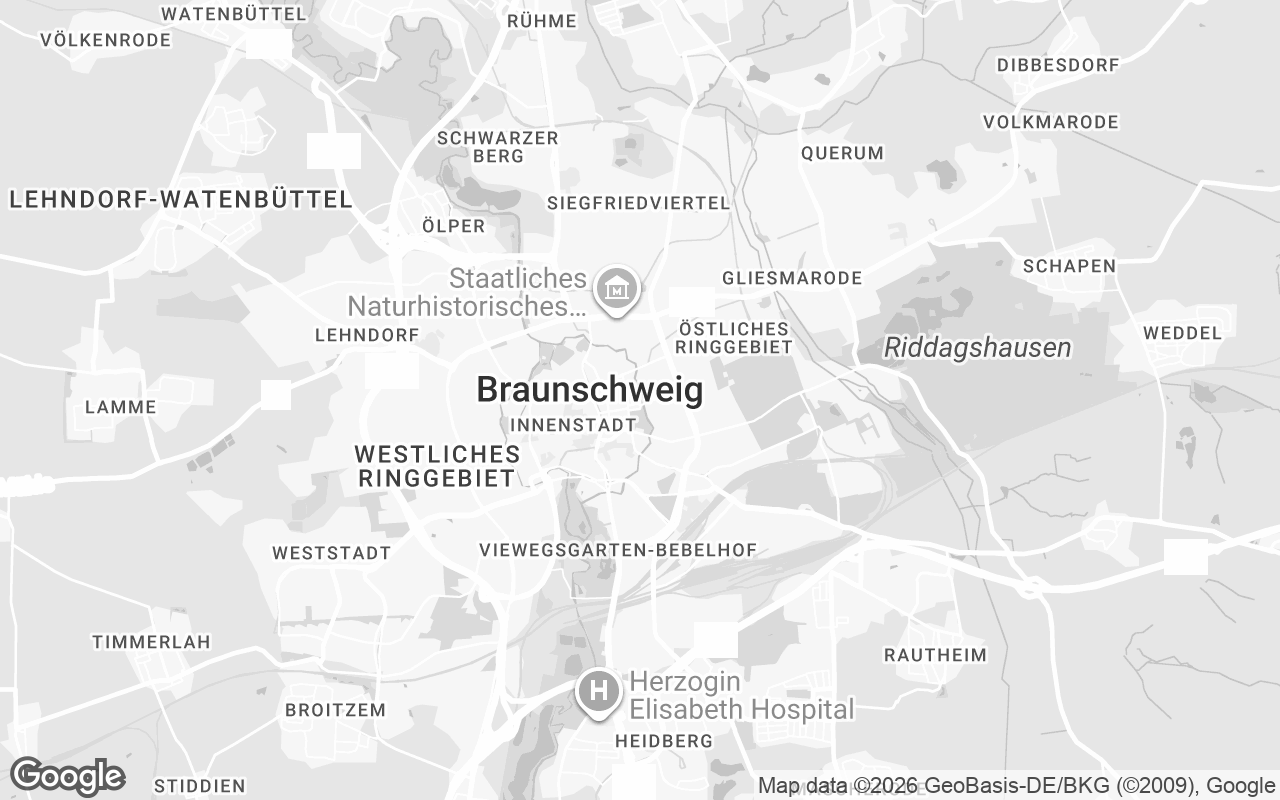 Karte von Braunschweig