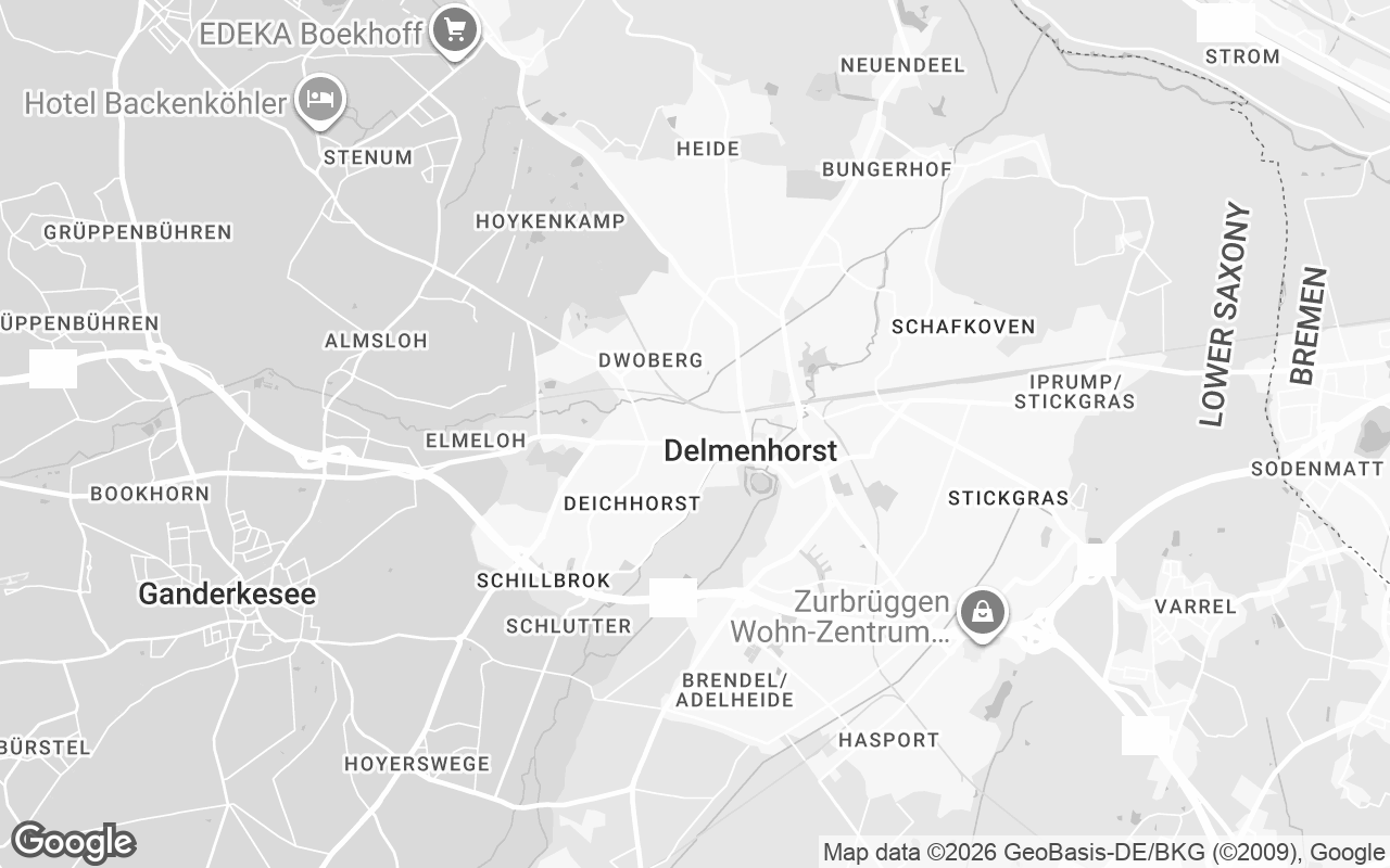 Karte von Delmenhorst