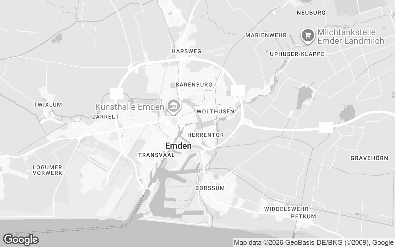 Karte von Emden