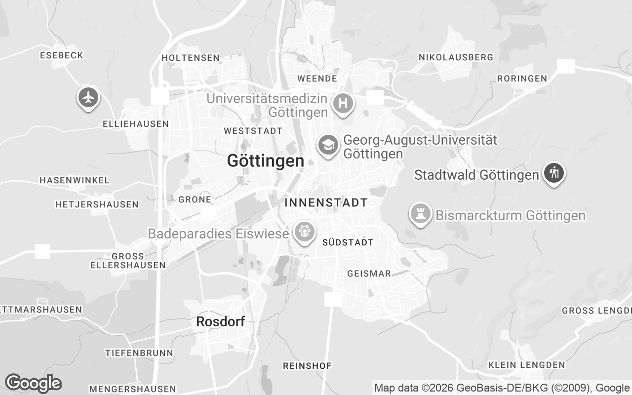 Karte von Göttingen