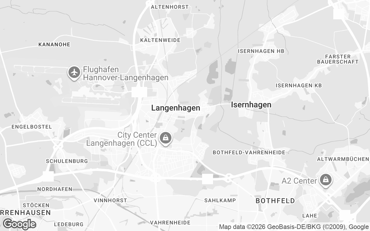 Karte von Langenhagen