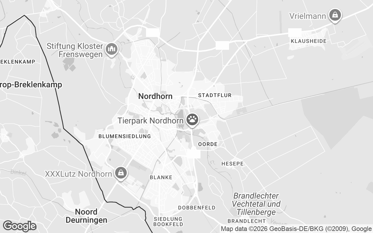 Karte von Nordhorn