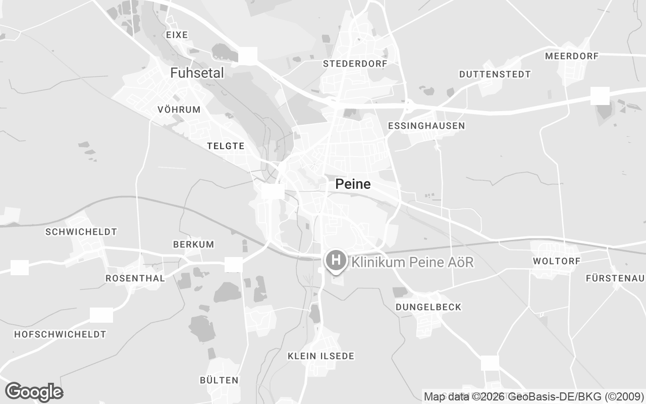 Karte von Peine