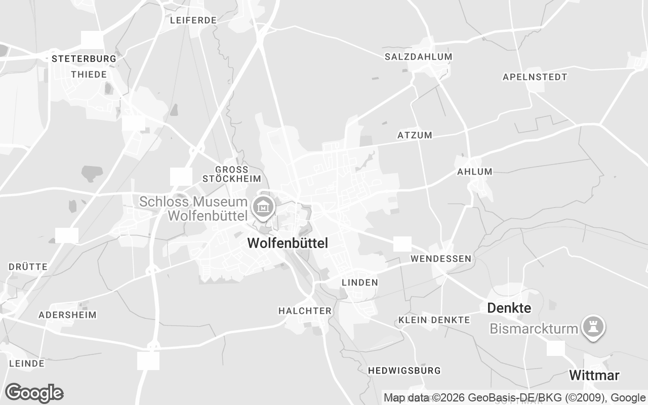 Karte von Wolfenbüttel