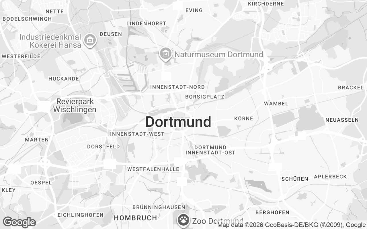 Karte von Dortmund