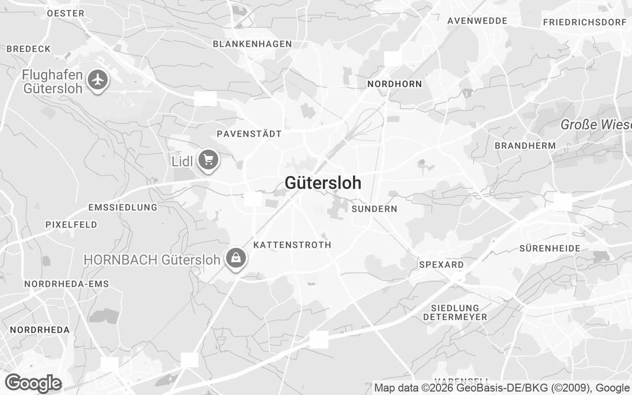 Karte von Gütersloh