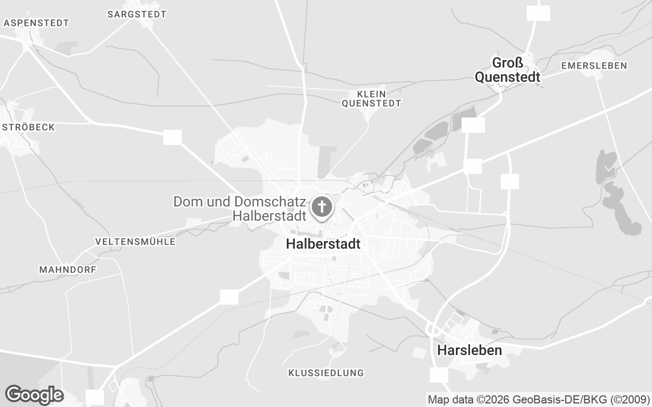 Karte von Halberstadt