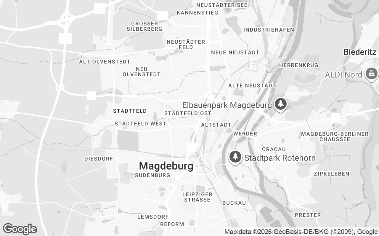 Karte von Magdeburg