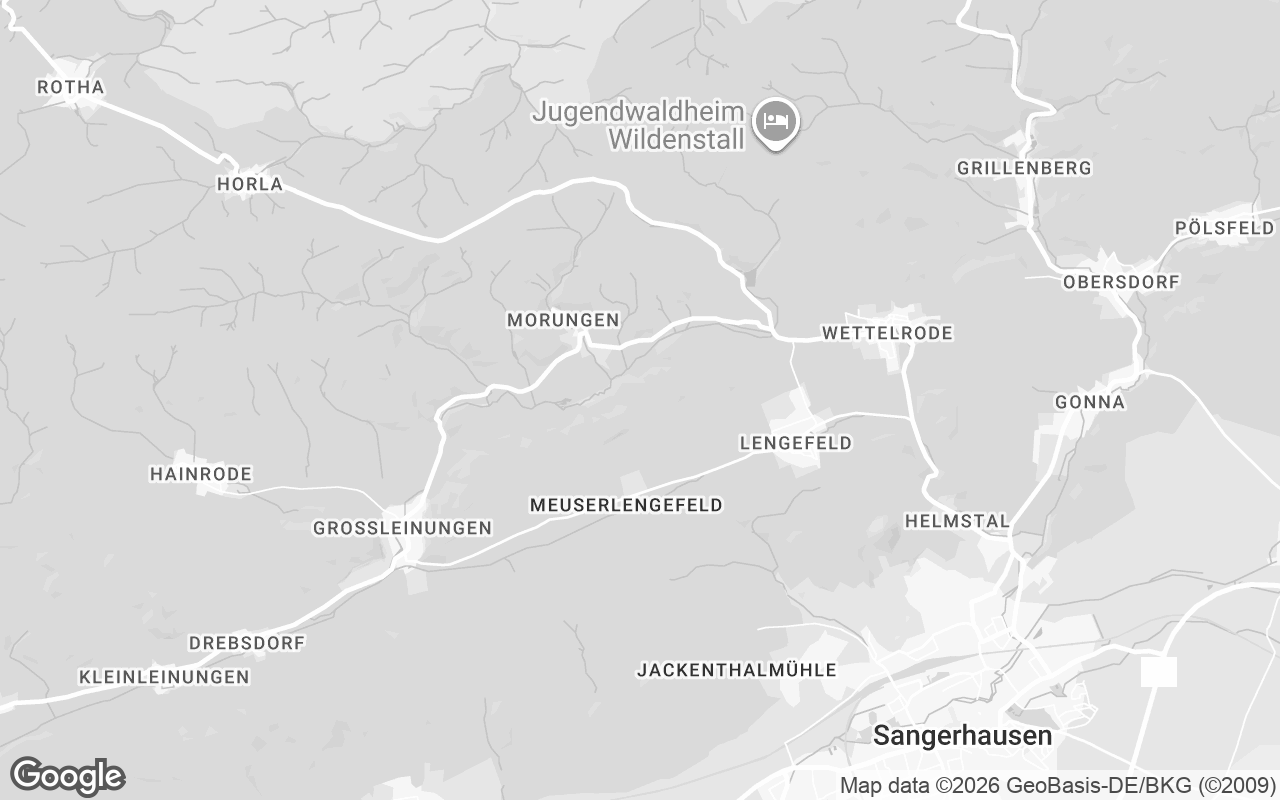 Karte von Sangerhausen