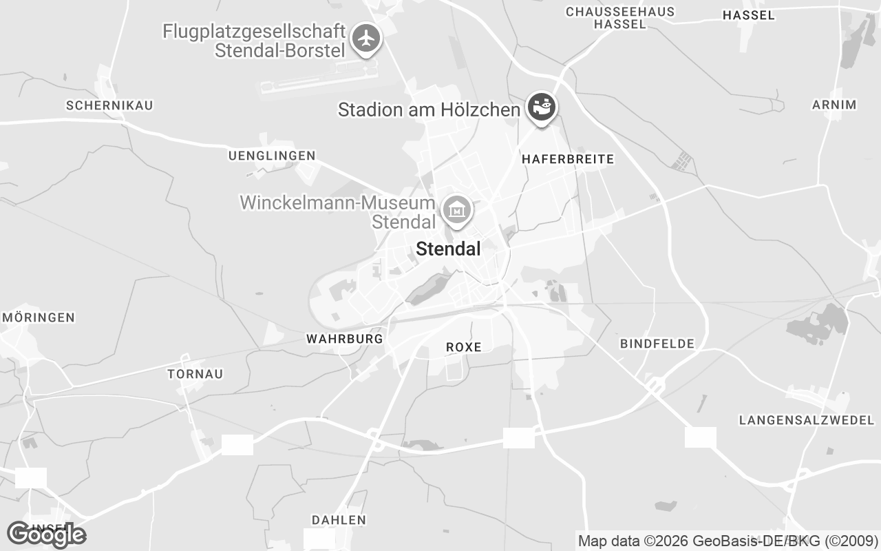 Karte von Stendal