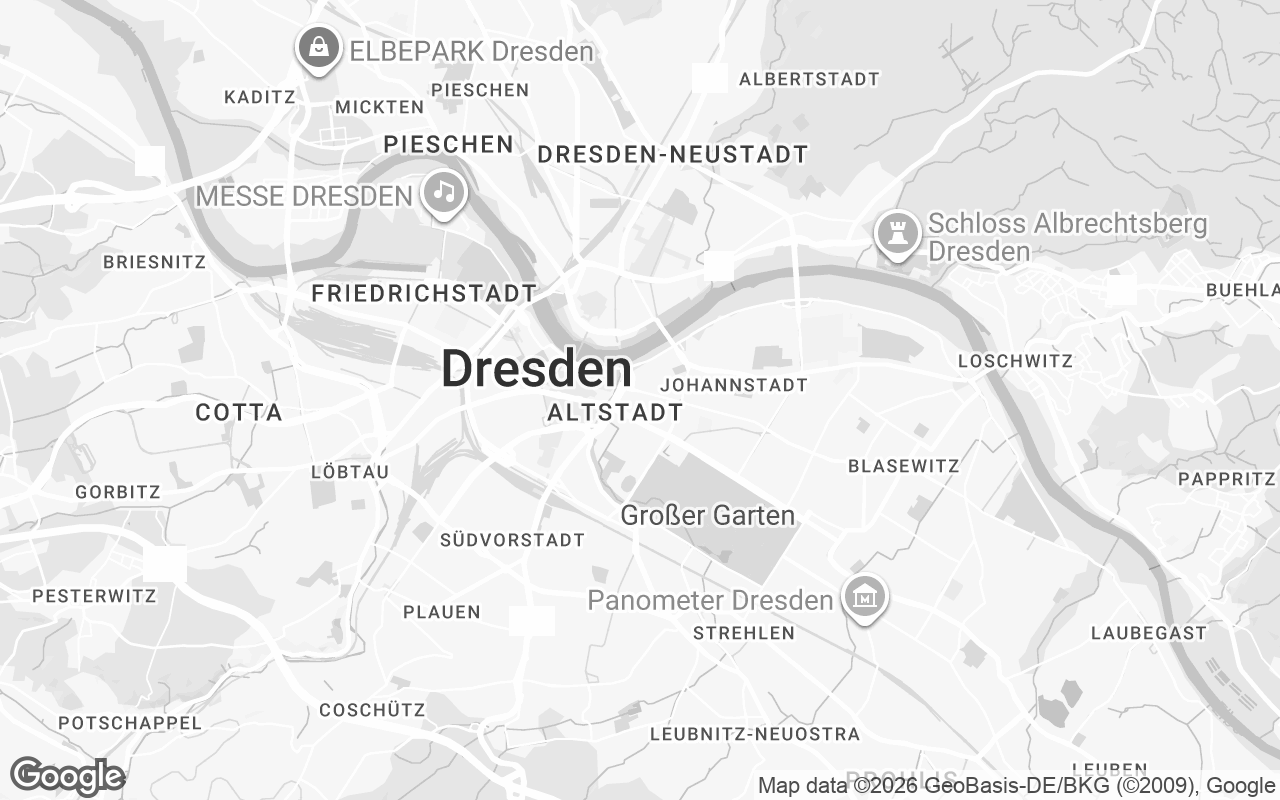 Karte von Dresden