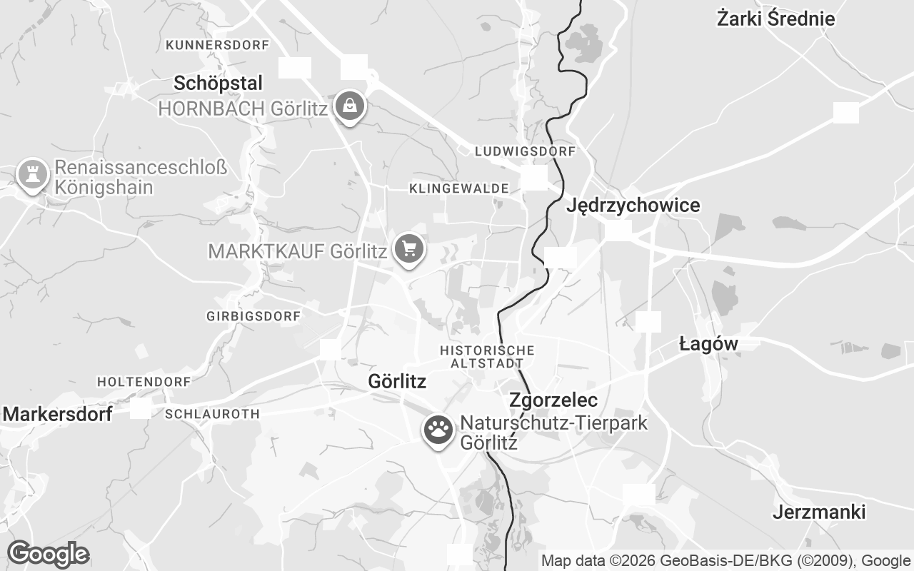 Karte von Görlitz