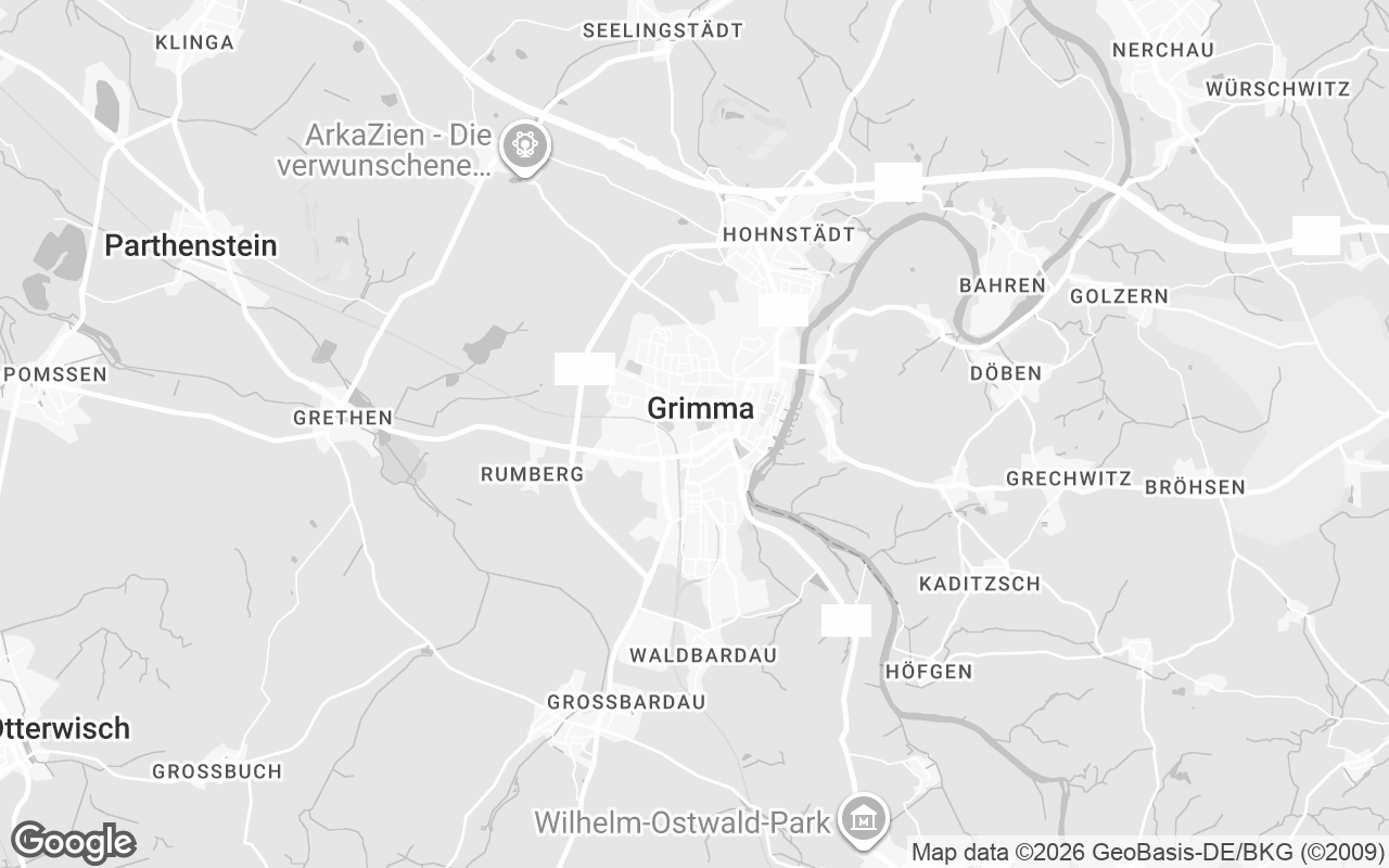 Karte von Grimma