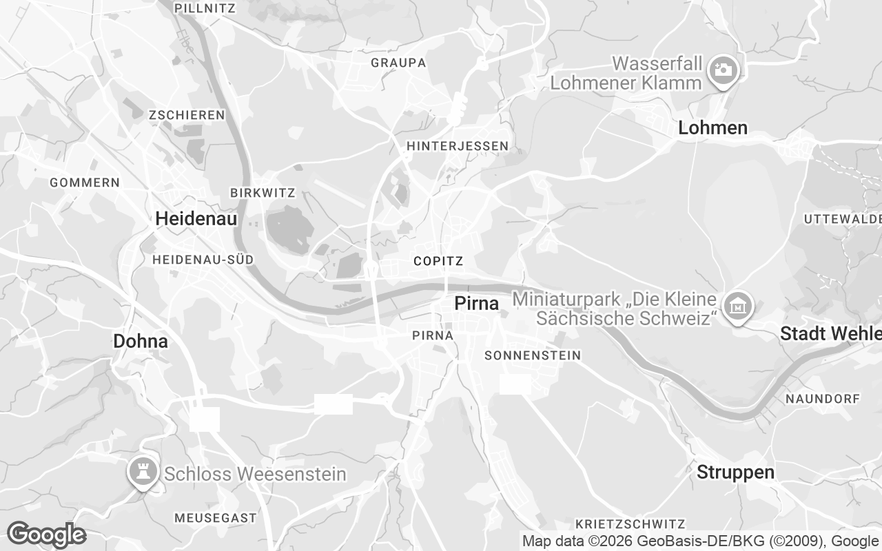 Karte von Pirna