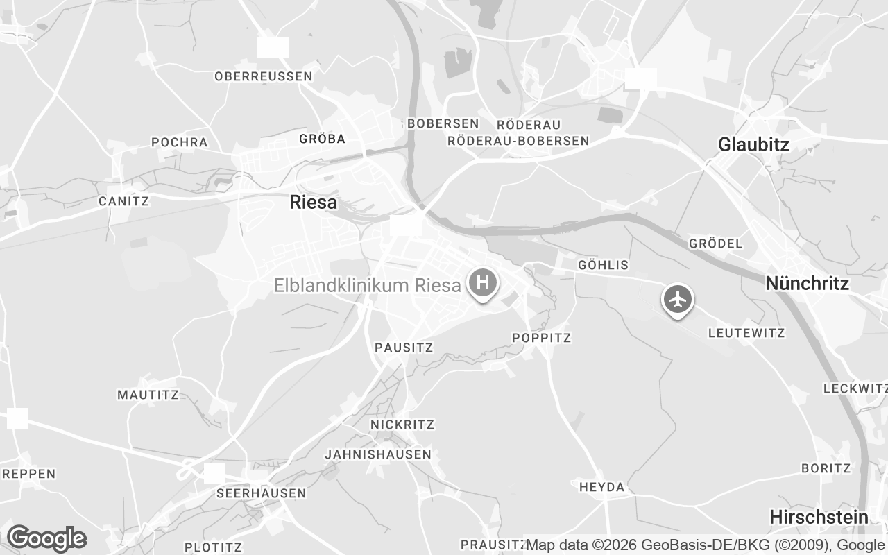 Karte von Riesa