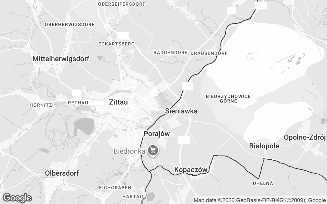 Karte von Zittau