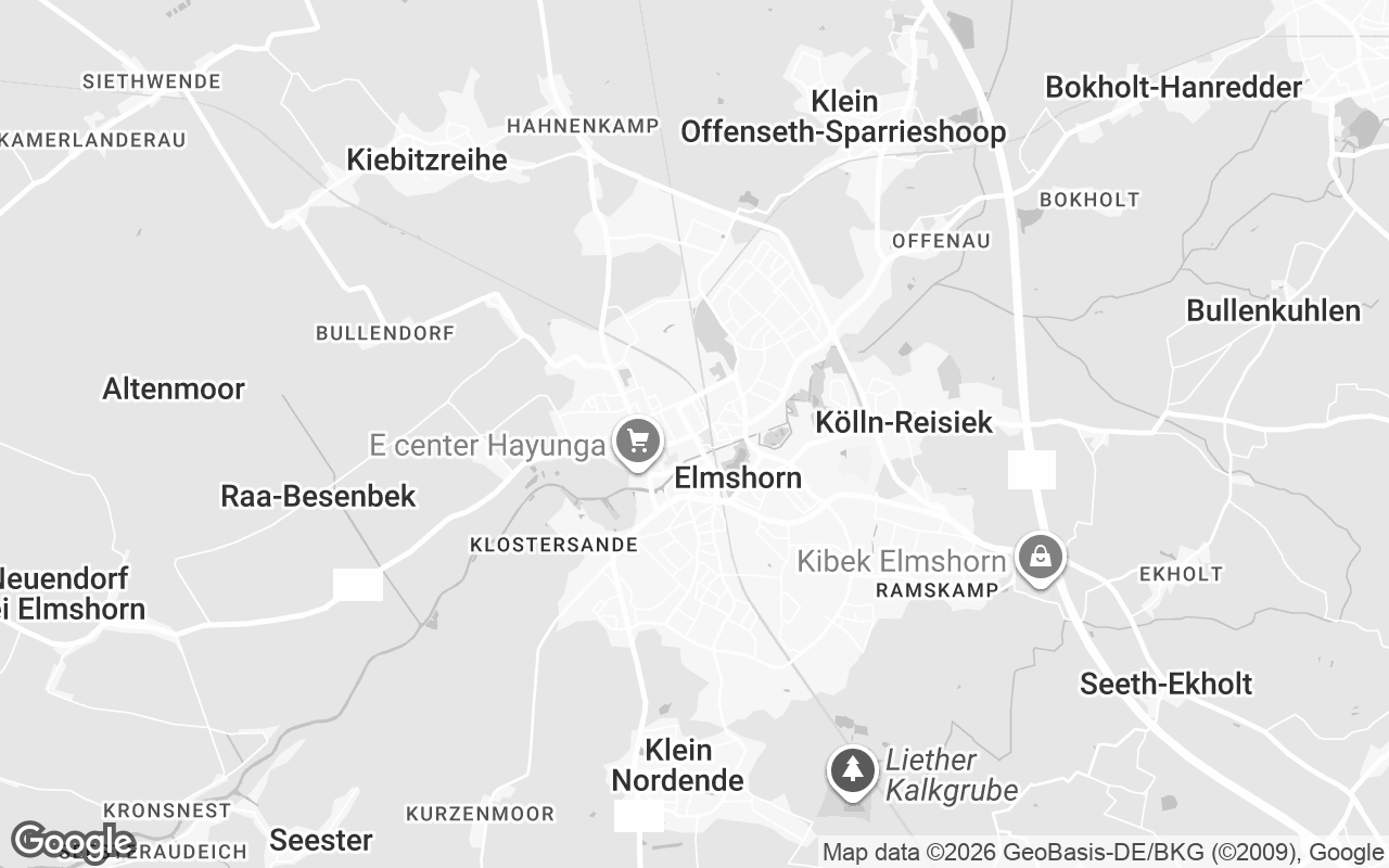 Karte von Elmshorn