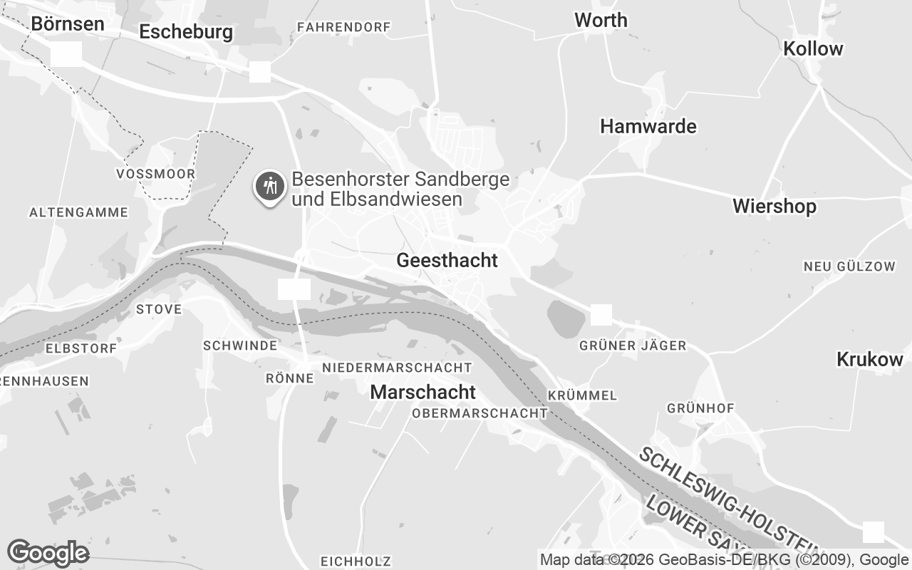 Karte von Geesthacht
