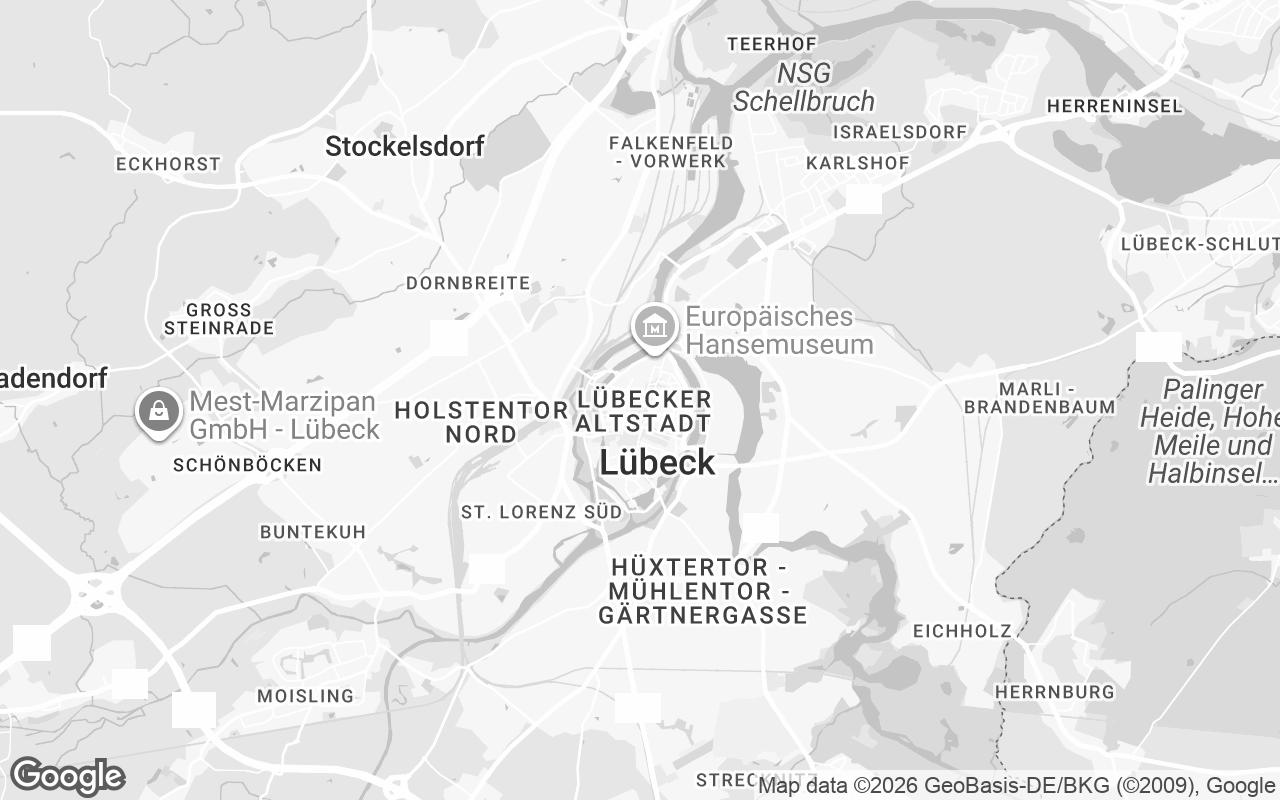 Karte von Lübeck