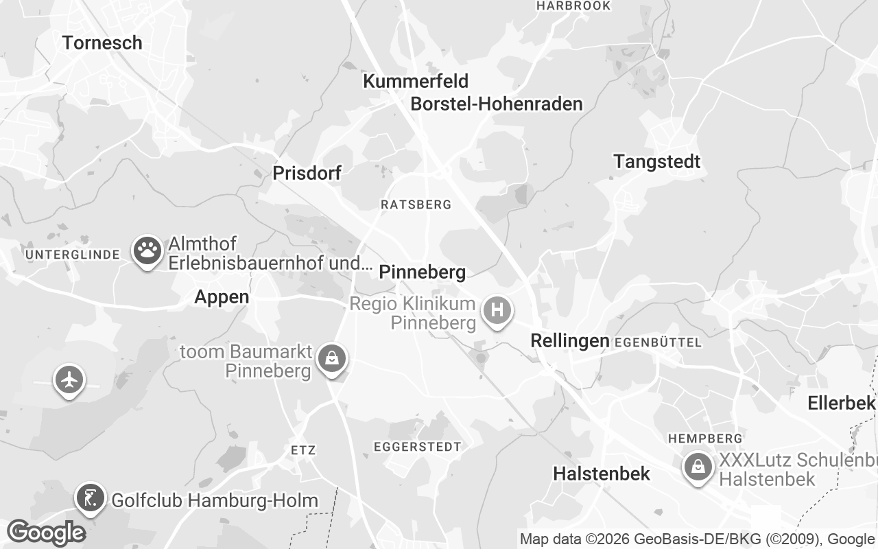 Karte von Pinneberg