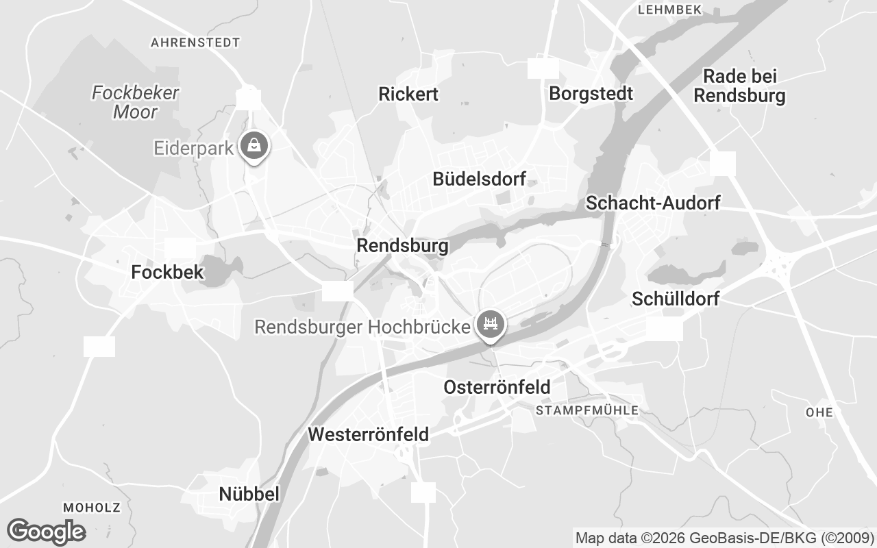 Karte von Rendsburg