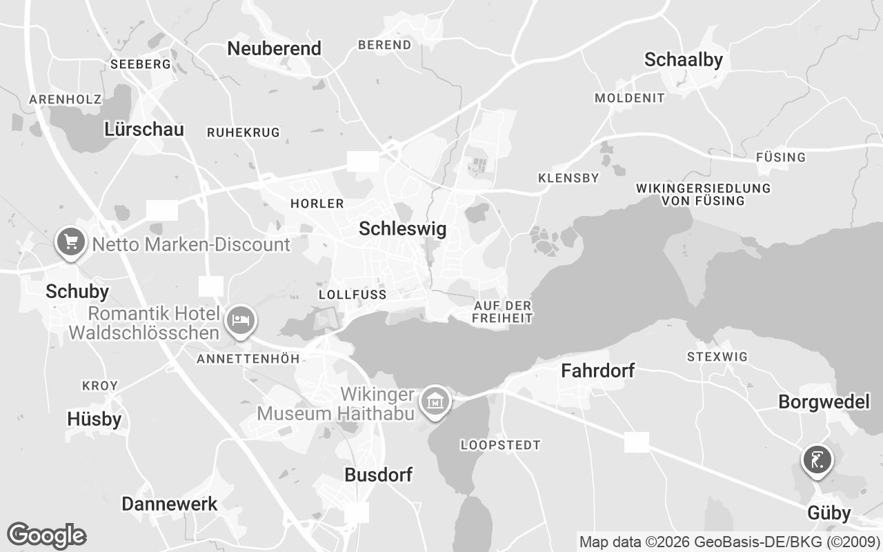 Karte von Schleswig