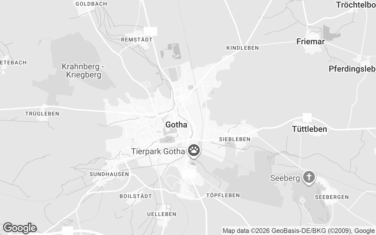 Karte von Gotha