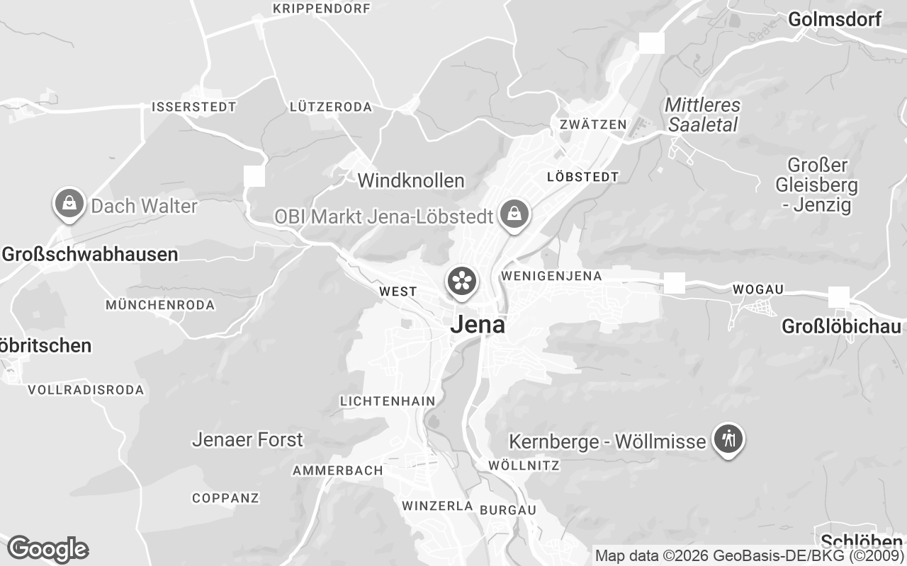 Karte von Jena
