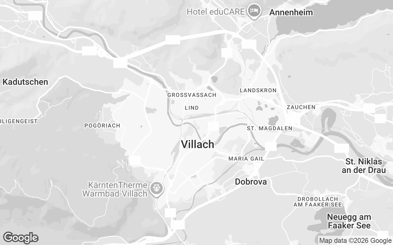 Karte von Villach