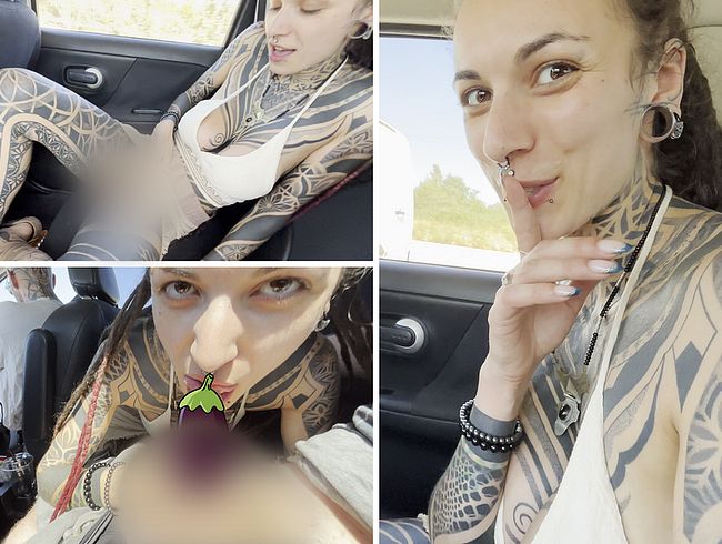 Krasseste Autofahrt meines Lebens! s*x während der Fahrt absolut public und dreist !!