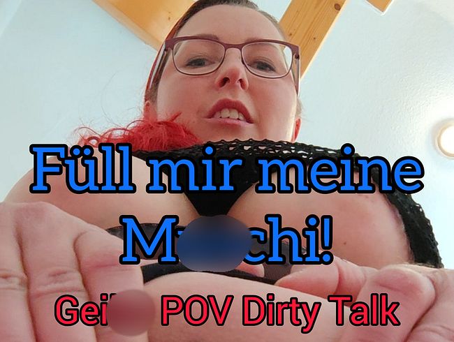 Füll mir meine musc**! Geiler POV Dirty Talk...