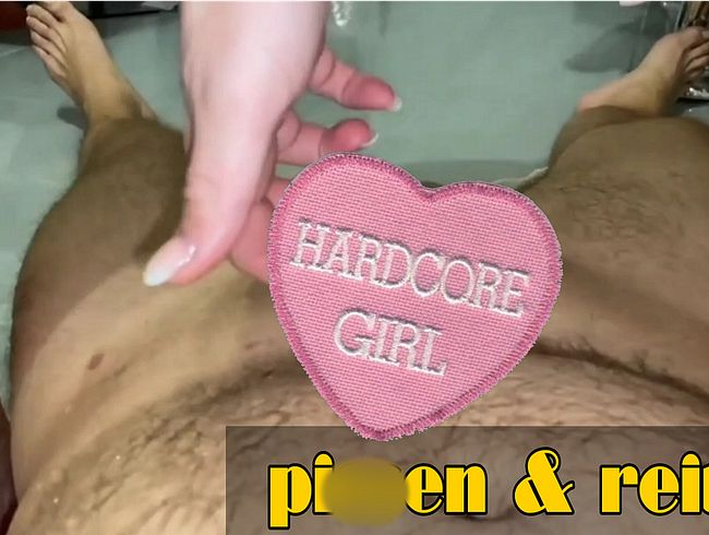 KUMPEL VOR DEM REITEN AUF DEN schw**z GEpin**lT