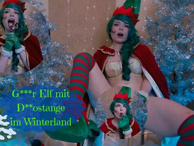 Geiler Elf mit dil*ostange im Winterland