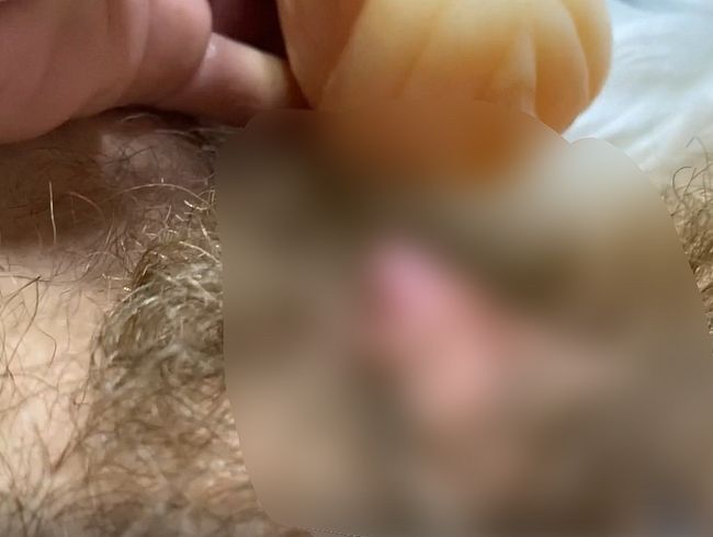 Extreme Nahaufnahme großer kit****, Fleshlight-Masturbation, haarige musc**