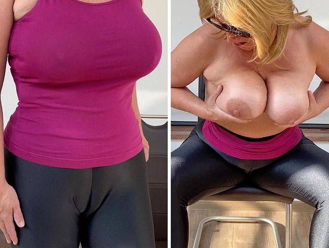 Meine großen ti*ten präsenti*rt und schön massiert