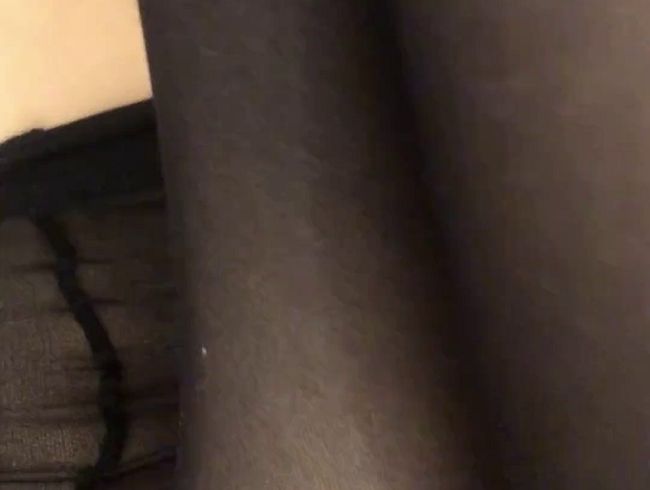 Hart Abgefi**t in Strümpfen