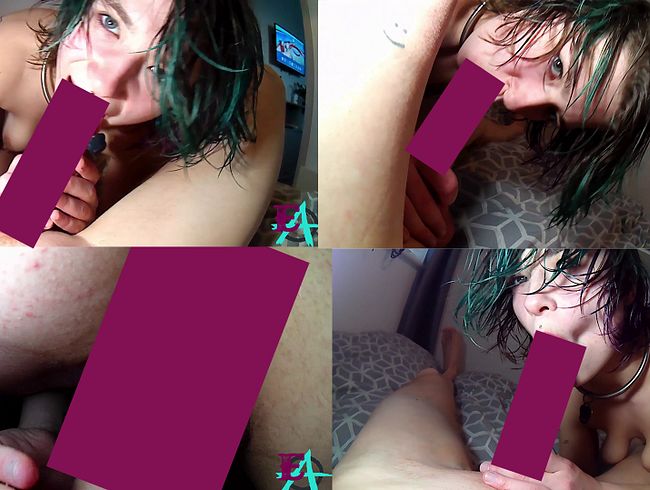 Nach der Dusche ab ins Bett - darf ich mich mal auf dich drauf setzen?