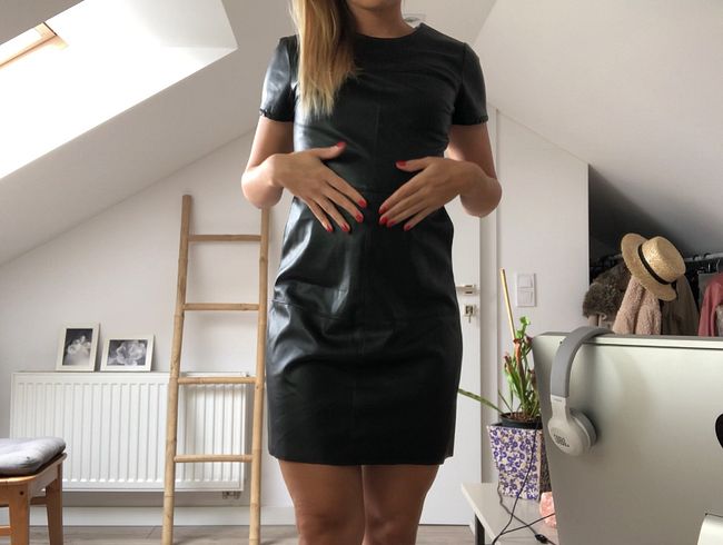 Lederkleid