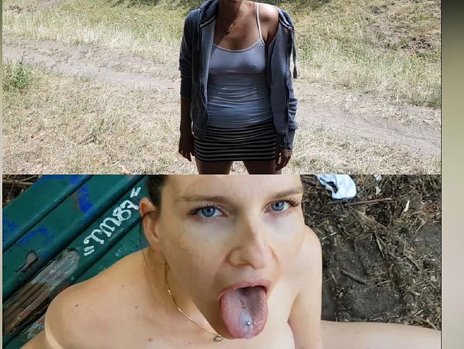 Ausgehungert! Outdoor fi** nach 3 Wochen s*x-Abstinenz!